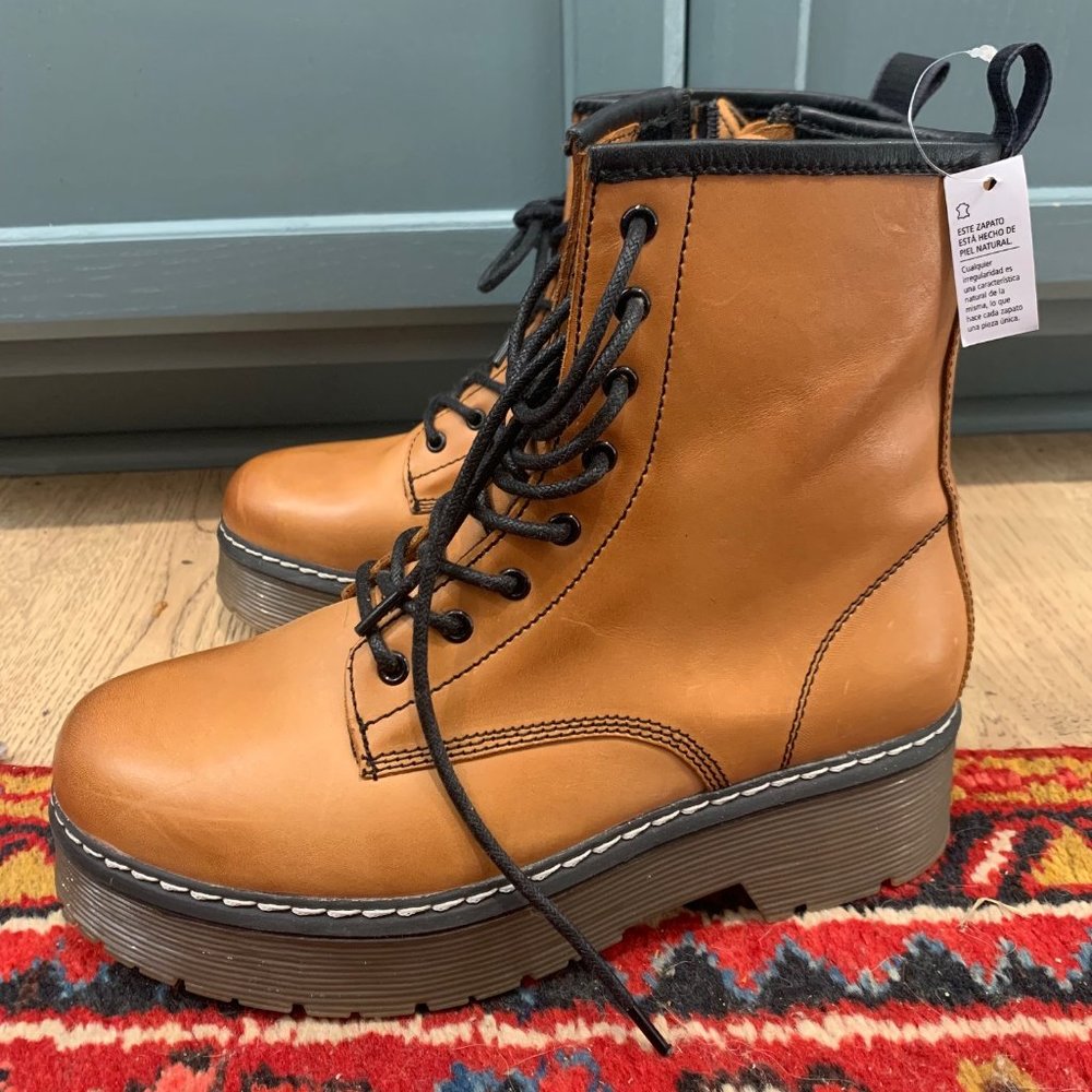 ROOLEE Elvis Leather Platform Boots / NEVER WORN